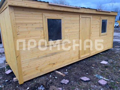 Бытовка 6 метров распашонка (ДВП)
