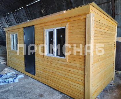 Бытовка для дачи с ПВХ окнами и металл дверью