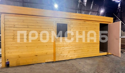 Деревянная бытовка 6 м для дачи