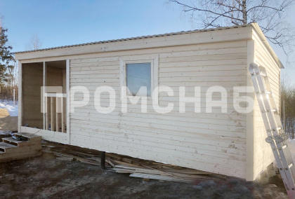 Вагончик бытовка с туалетом и душем