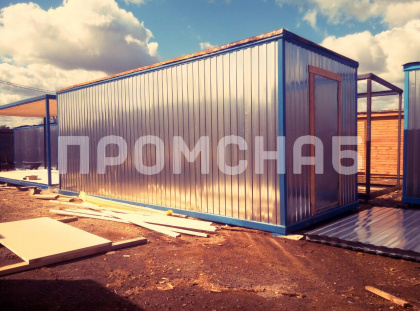 Блок контейнер, вагончик для рабочих 6 метров