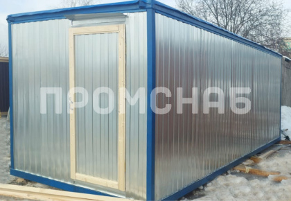 Бытовка строительная железная