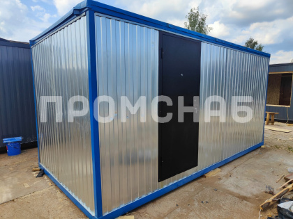 Бытовка металическая под склад с железной дверью