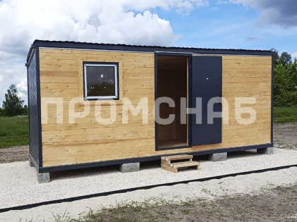 Современная металлическая бытовка 