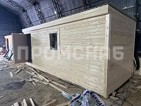 Бытовка 6х2,3 метра с утеплением пола, стен и потолка