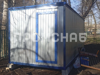 Металлический хозблок для дачи