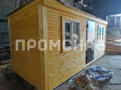 Бытовка для дачи с ПВХ окнами и металл дверью от производителя