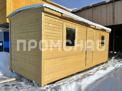 Постройка деревянной бытовки