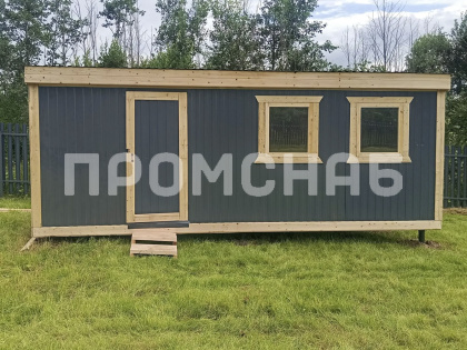Бытовка с воротами в Московской области 
