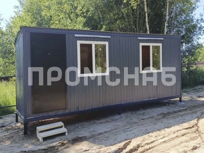 Дом из металлической бытовки на дачу 