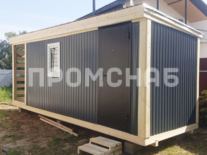 Строительство бытовок и хозблоков с дровником