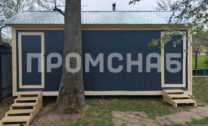Домик из бытовки шириной 3 м дачный от производителя