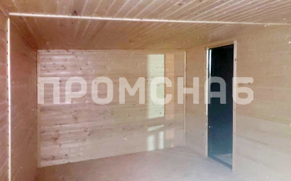 Бытовка из вагонки 6х3 метра с террасой от производителя