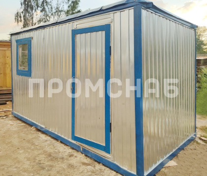 Металлический вагончик для рабочих 4 метра