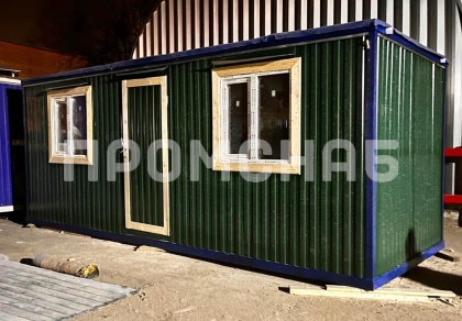 Жилая бытовка с удобствами для дачи