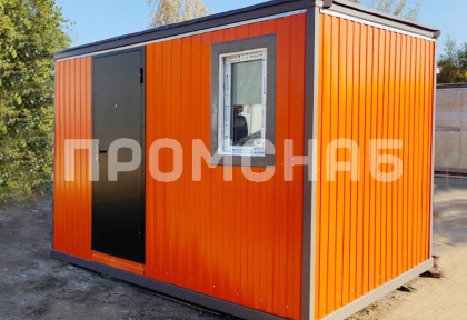 Блок контейнер с отделкой внутри ОСБ 3 метра