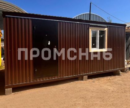 Евро бытовка на металлическом каркасе