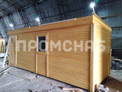 Бытовка строительная зимняя 6 м.