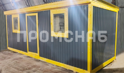 Бытовка распашонка 6 метров с перегородкой