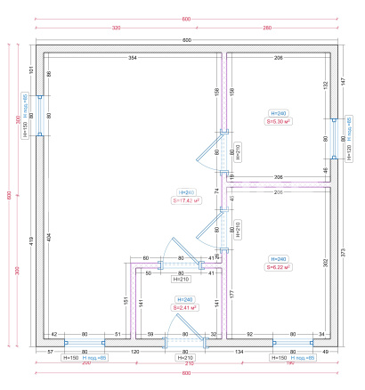 Каркасный дом с утеплением 150 мм от производителя