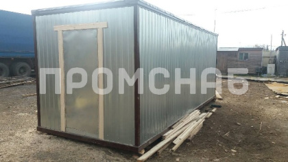 Блок-контейнер 5 метров с большим тамбуром