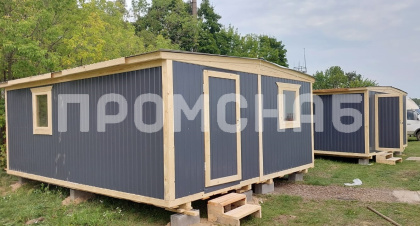 Домик из бытовки 24 кв.м.