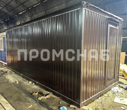 Вагончик для строителей с тамбуром (цвет на выбор)