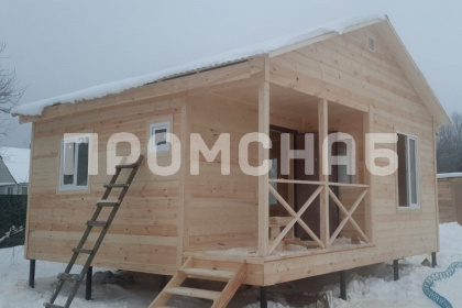 Быстровозводимый дом для постоянного проживания 6х6 метров
