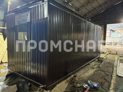 Вагончик для строителей с тамбуром (цвет на выбор) от производителя