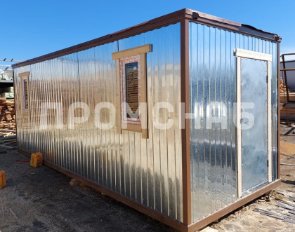 Вагончик металлический утепленый для дачи