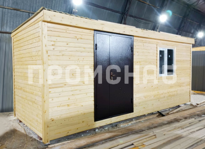 Деревянная бытовка для дачи 4 метра