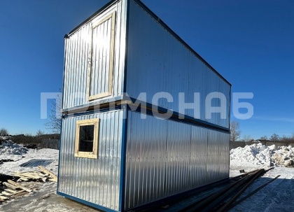 Блок-контейнер 6 метров с утеплением минеральной ватой URSA 50мм.