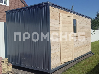 Блок контейнер с имитацией бруса 