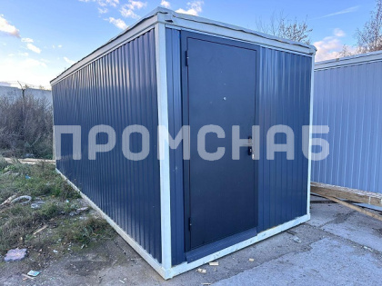 Вагончик строительный в цвете мокрый асфальт