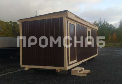 Вагончик для проживания с тамбуром