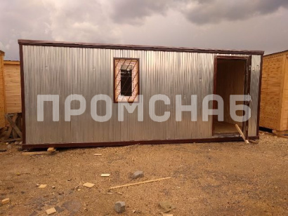 Блок-контейнер с вагонкой внутри длиной 6 метров от производителя