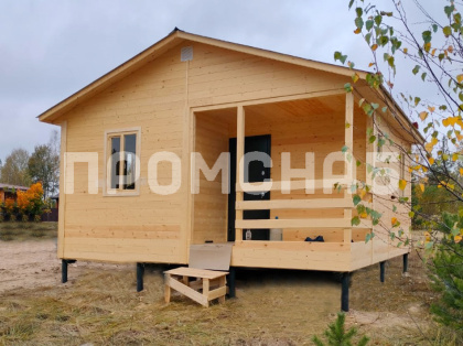 Каркасный дом 6х6 м для всесезонного проживания