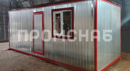 Бытовка металлическая утепленная с ПВХ окном