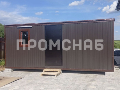 Хозблок из металлопрофиля 6 м