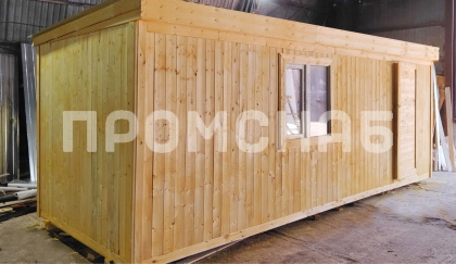 Бытовка с большим окном в Московской области