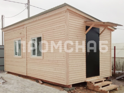 Дачный домик 6х3 м с односкатной крышей от производителя