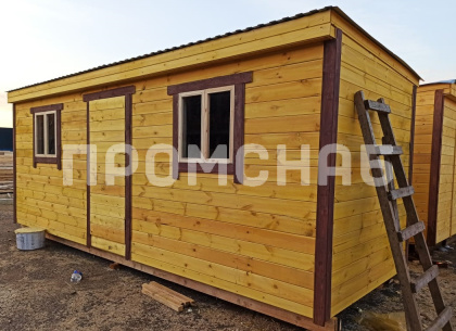 Бытовка с тамбуром и двумя комнатами