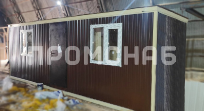Бытовка зимняя с ПВХ окнами