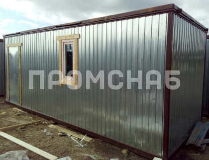 Блок-контейнер 5 метров с утеплением минеральной ватой URSA 50 мм.