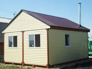 Дом из двух бытовок